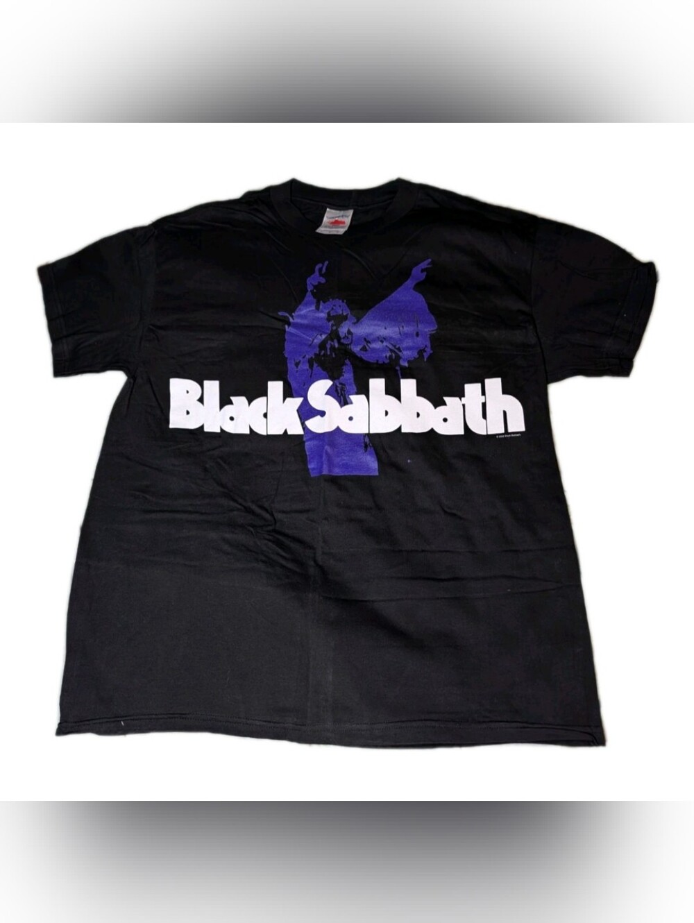 Black Sabbath T-shirt Short Sleeve Crew Neck Black Men Size Large Ozzy Band